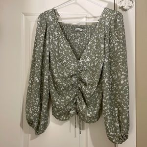 Abercrombie floral blouse
